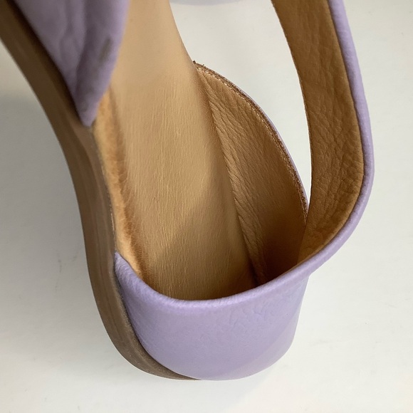 BUENO Bianca Lilac Leather Flat Sandal Size 37 - Picture 8 of 11